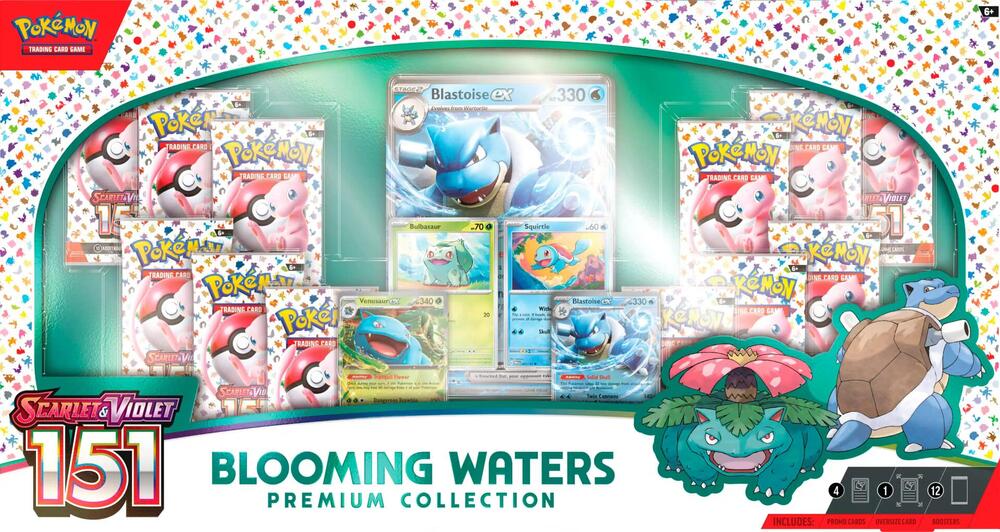 Pokemon Blooming Waters Premium Collection - SV: Scarlet & Violet 151 (MEW)